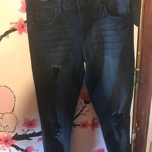 Celebrity Pink black distressed jeans